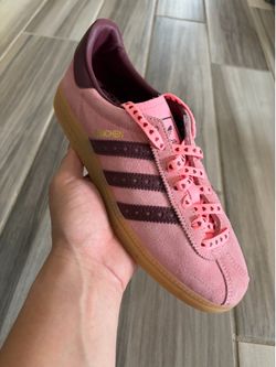 Women's Adidas München Valentines Day SE Shoes-Pink Spark Shadow Red Gum - Size 7, 7.5, 8.5