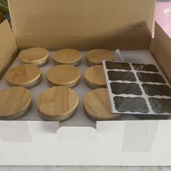 Glass Bamboo Containers NEW