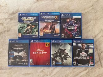 PlayStation 4 Games Bundle (7 Games) – Batman, Uncharted, VR & More