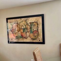 60 Inch by 41 inch wall art set on acrylic 