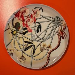 Anthropologie Orchid Dessert Plate