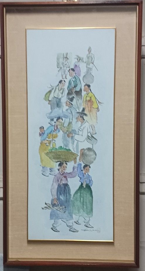 Korean Fork Art! (about 1"D x 16" W X 30" H)