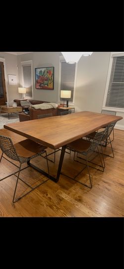 Crate & Barrel Dinner Table and Chairs