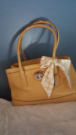 Coach leather bag