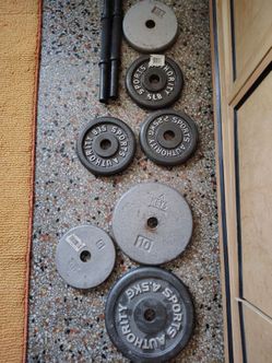 Dumbbell with weights and bench just posted