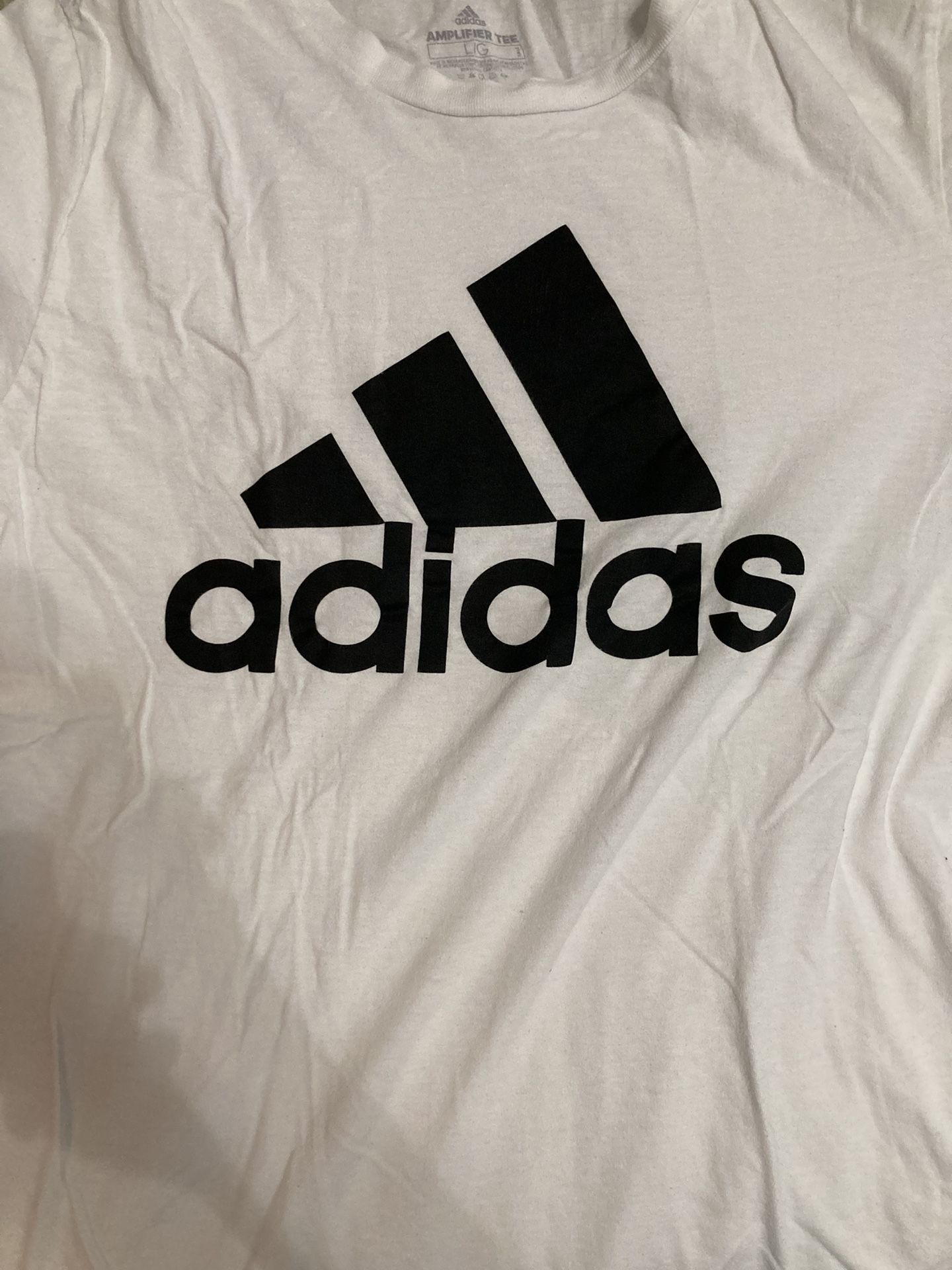 White Adidas T-Shirt