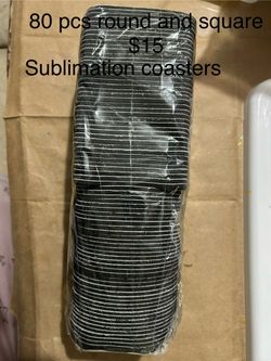 Round And Square Sublimation Coasters 