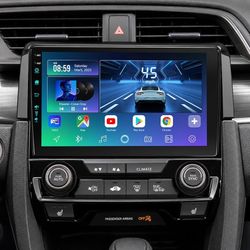 9'' Car Radio for Honda Civic 2016-2021 with Wireless CarPlay & Android Auto, 4G+64GB Android 13 Head Unit GPS Navigation, Plug & Play Car Stereo Upgr