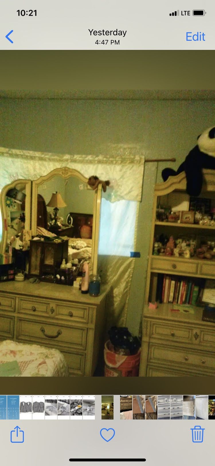 Vintage Provincial French Furniture Bedroom Set