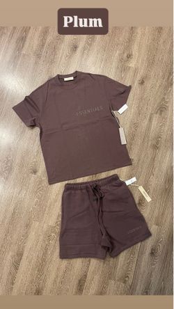 Essential Plum Shirt and Short Set