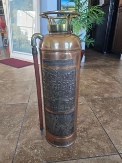 Vintage 2.5 Gallon Kontrol Stempel Foam Fire Extinguisher