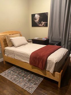 Twin size bed frame & mattress