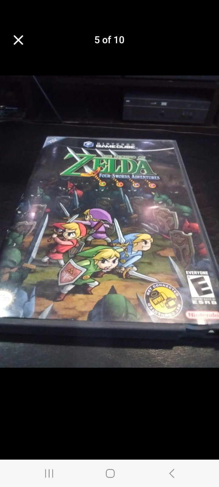 NINTENDO GAMECUBE ZELDA THE FOUR SWORDS GAME $160 FINAL PRICE SAME DAY SHIPPING