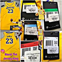 Men's Los Angeles Lakers LeBron James Nike Gold Swingman Player Jersey - Icon