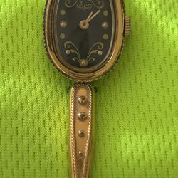 Rare Vintage Women’s Mechanical Wristwatch. Gold Plated. Working Perfectly. 