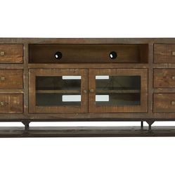 URBAN GOLD 6 DRAWER TV STAND 76"