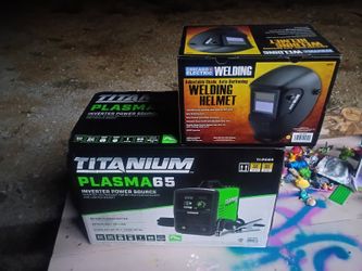 Titanium Plasma 65 Cutter and Welding Helmet Bundle