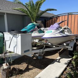 Jet skis And Trailer