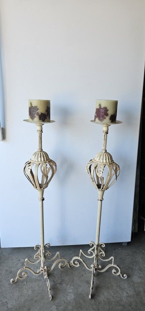 Iron Candle Holders