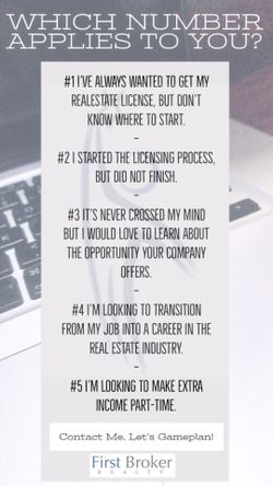 Get lisenced in Real Estate