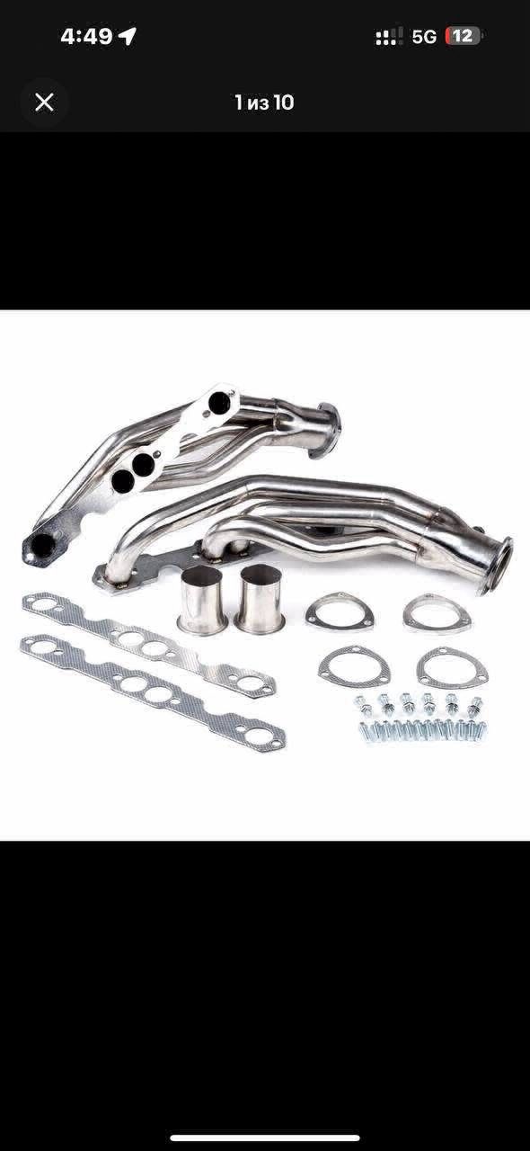 Stainless Steel Header Exhaust Manifold For Chevy GMC 5.0/5.7L V8 C/K 1(contact info removed)