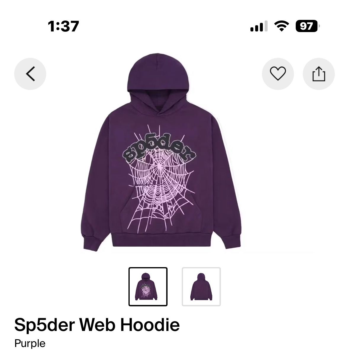 sp5der hoodies 
