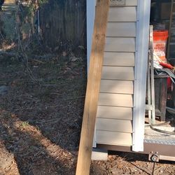 8ft Long 4x4 #2 Post Pressure Treated Lumber