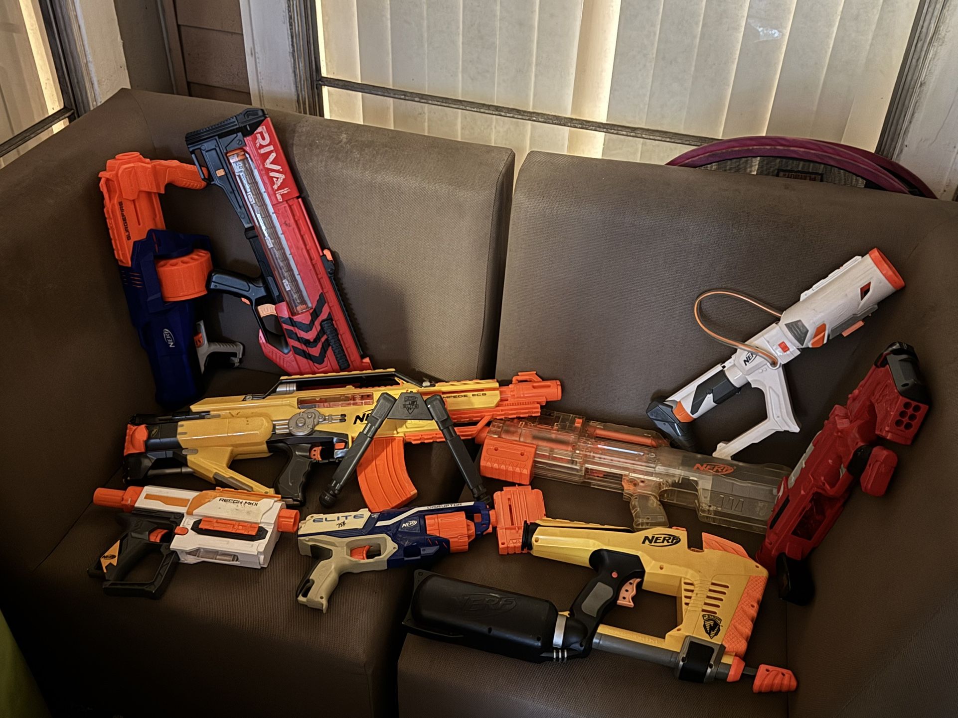 HUGE BUNDLE OF NERF GUNS $350 OBO