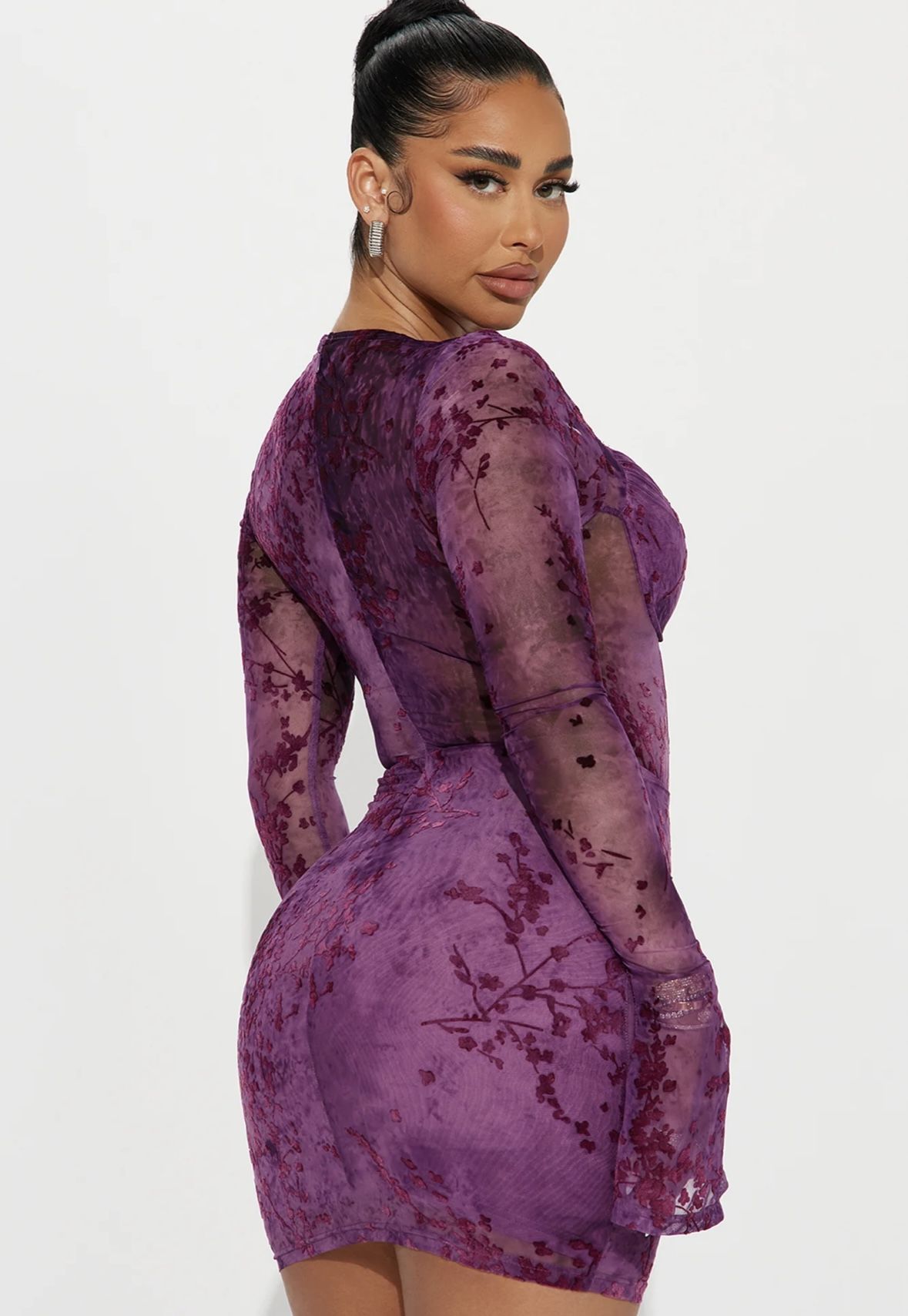Mesh Mini Dress
