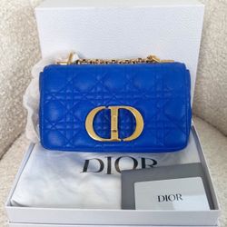 Dior Small Blue Caro Bag 