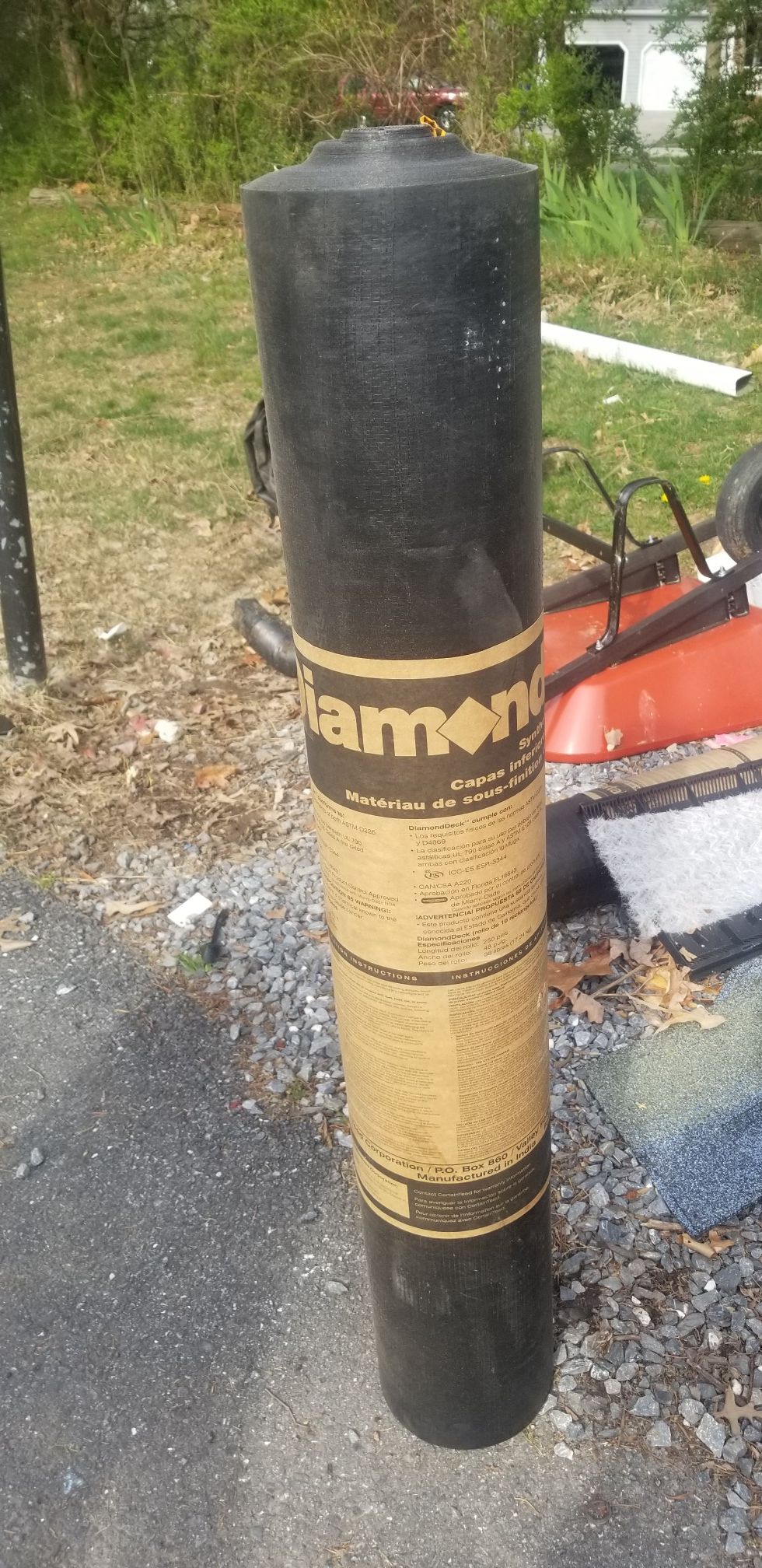 SELLING - 12 DiamondDeck Underlayment rolls