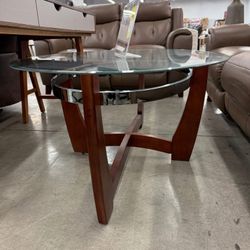 Glass top Coffee Table and 2-End Tables