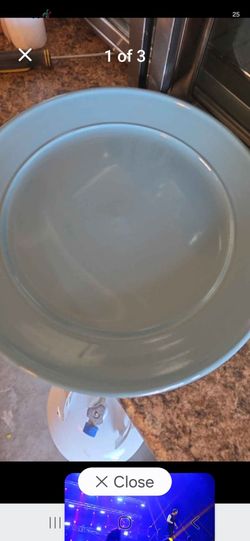 Set of 6 Blue plates