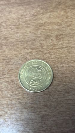 Chuck E Cheese 1998 coin