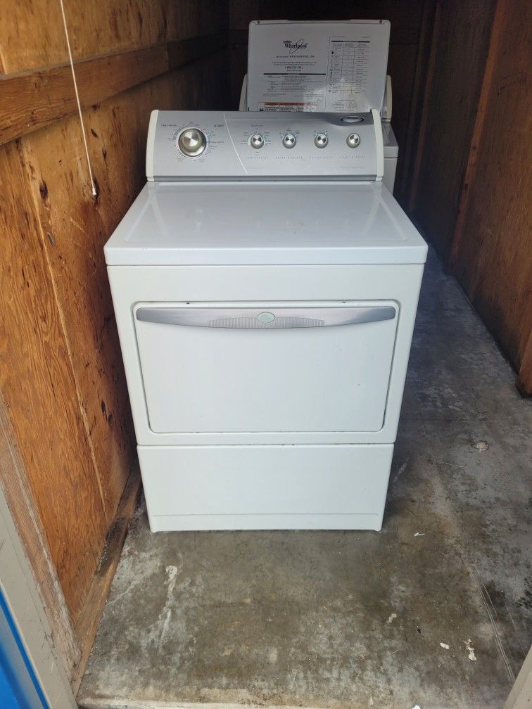 Older Commercial Electric Whirlpool Washer And Dryer