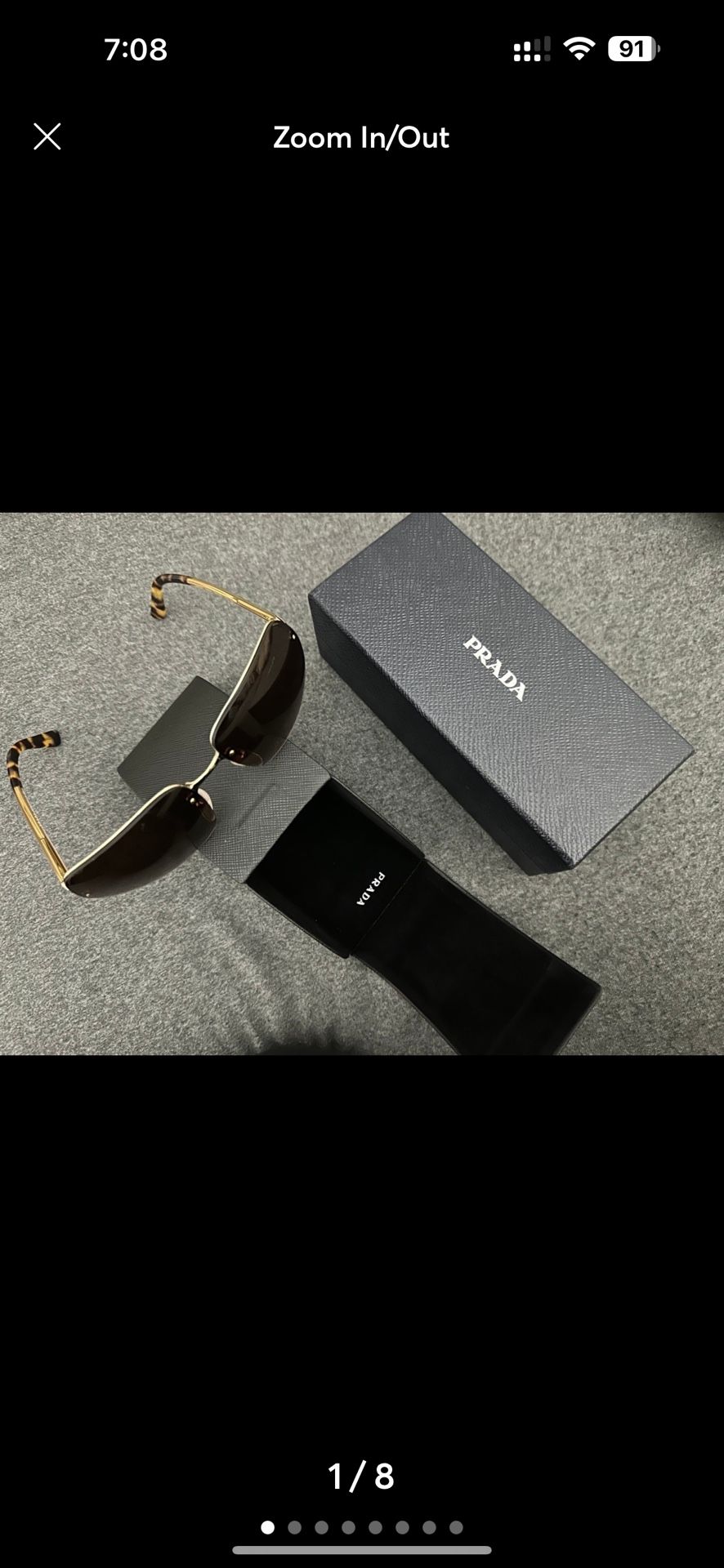 Prada Sunglasses 63vr 62 Heritage Gld lit