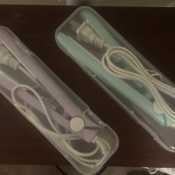 Lot Of 2 Portable Mini Heat Sealer In Lavender and Teal - NWOB
