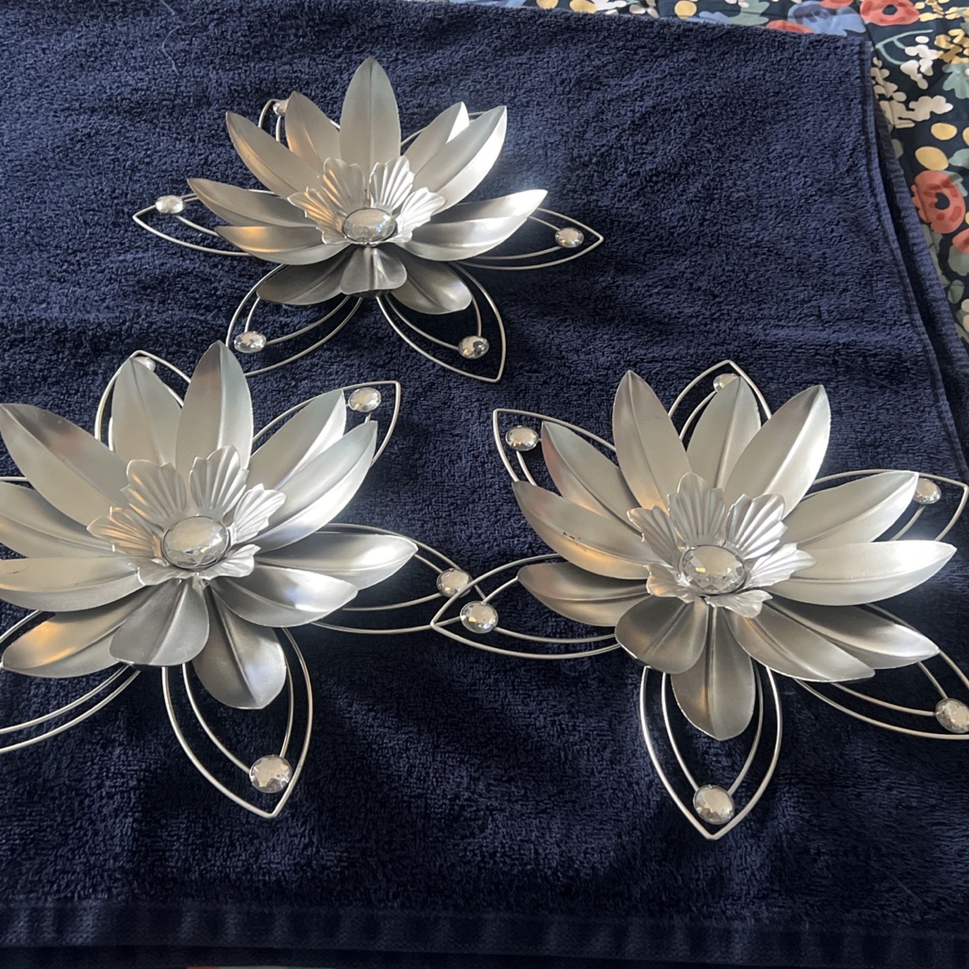 Decoración De flores Color Silver