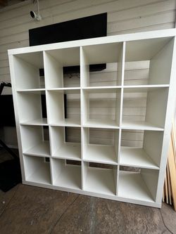 IKEA Kallax 4x4 White Cube Shelf Unit