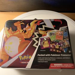 Pokemon TCG 2020 Collectors Chest Tin Lunchbox 5 Booster Packs