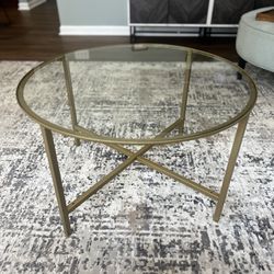 Gold Coffee Table 