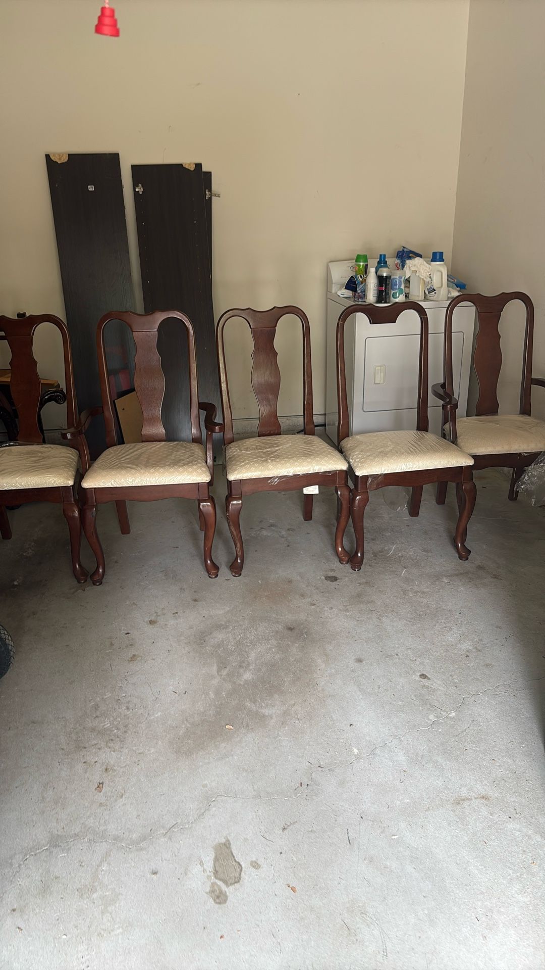 Set Of 5 Fancy Chairs