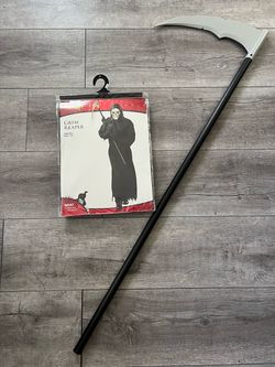 Spirit Halloween Grim Reaper Adult Costume w/ Scythe