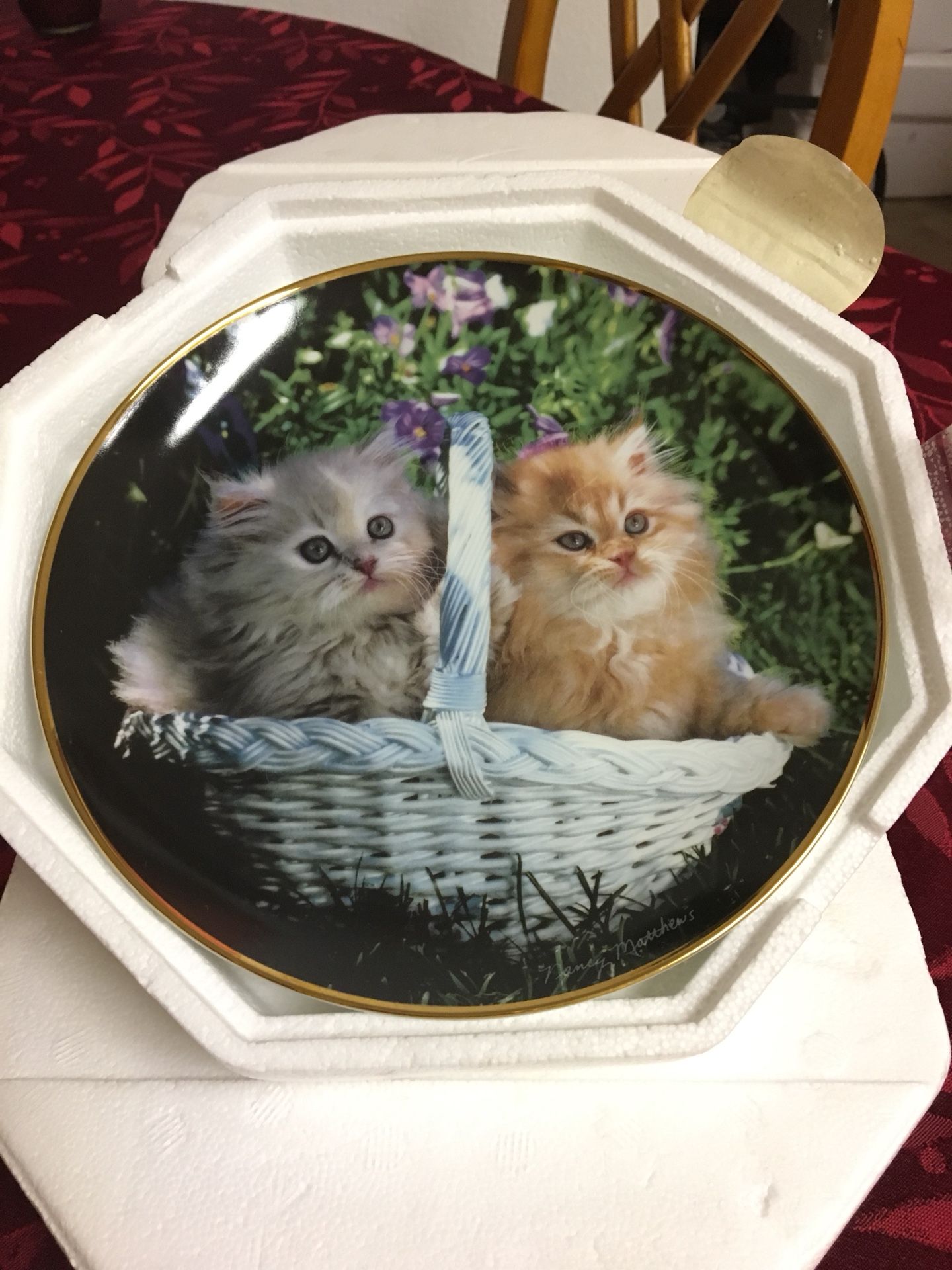 Franklin Mint Collectable Plate by Nancy Matthews