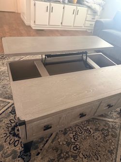 Coffee table and two end tables