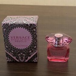 Versace Bright Crystal Absolu Eau de Toilette Mini Splash For Women 5 ml New