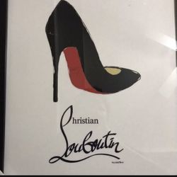 Louboutin New Wall Art red Bottoms Decor Women’s 