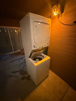 Stacked washer & dryer