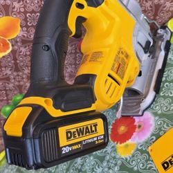 DEWALT 20-VOLT MAX  LITHIUM ION  CORDLESS  JIG SAW  WITH  (1)-3.0AH BATTERY 