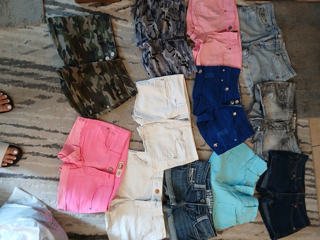 Cloths Short Shorts & Blouses